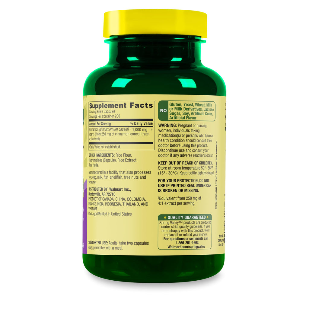 Cinnamon 1000 mg 400 Count Dietary Supplement X488258