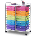 20 Drawer Rolling Storage Cart Organizer F958981