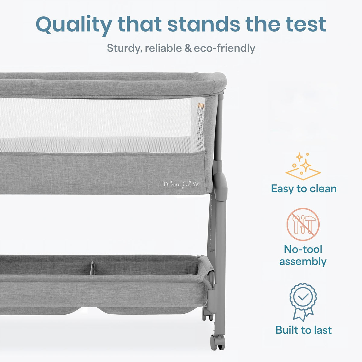 Foldable Portable Bassinet - Gray U41568