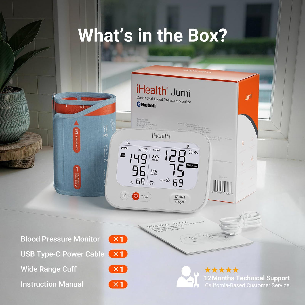 Rechargeable Blood Pressure Monitor F97067
