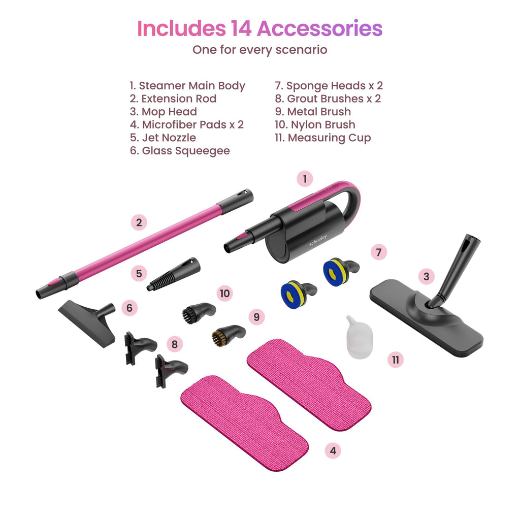 Steam Mop Cleaner, Detachable Handheld Steamer G905