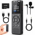 64GB Digital Voice Recorder with Playback E7213