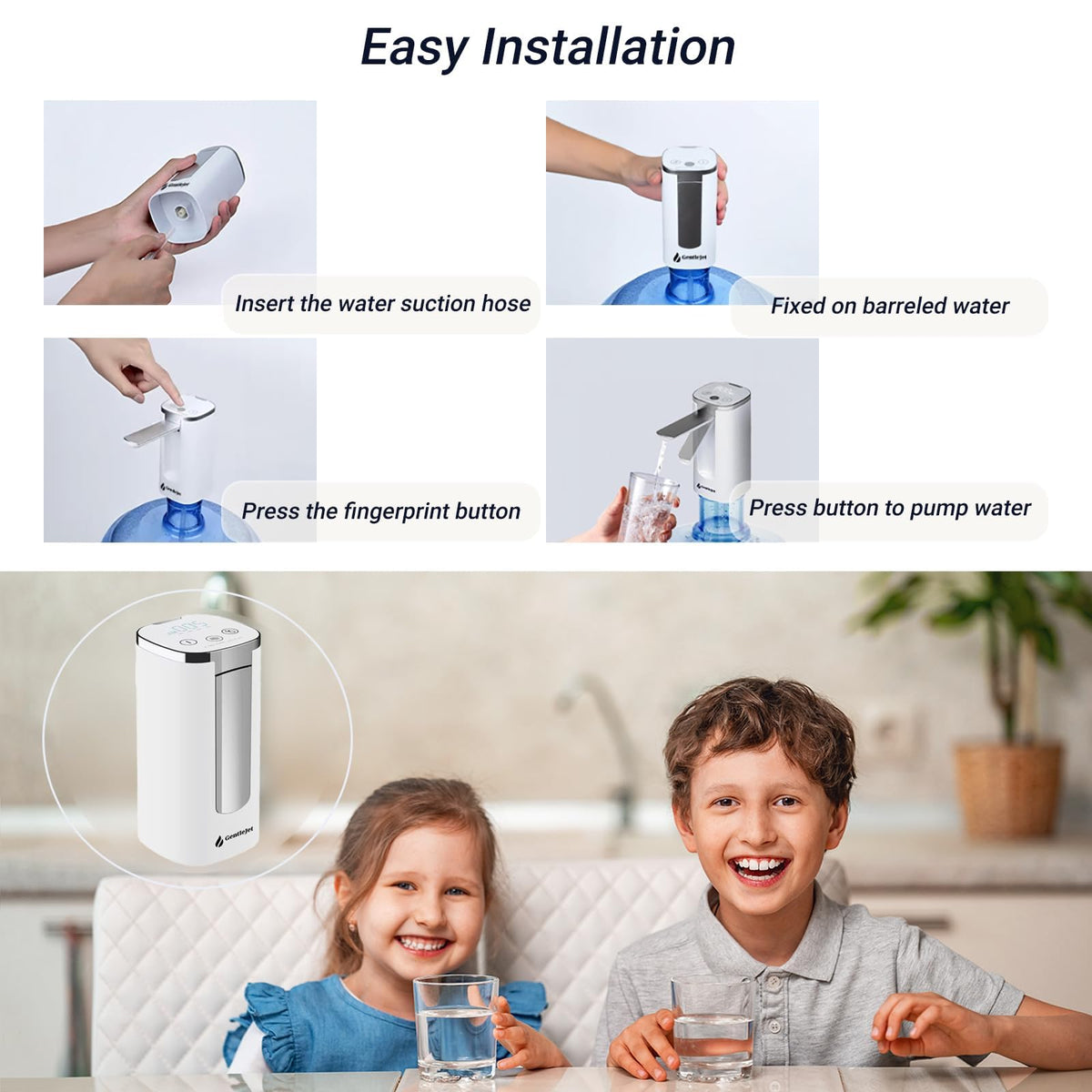 Automatic Water Dispenser Pump for 5 Gallon Bottle H96074