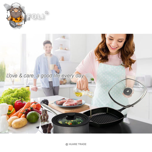 10.5" Vented Square Glass Lid H229
