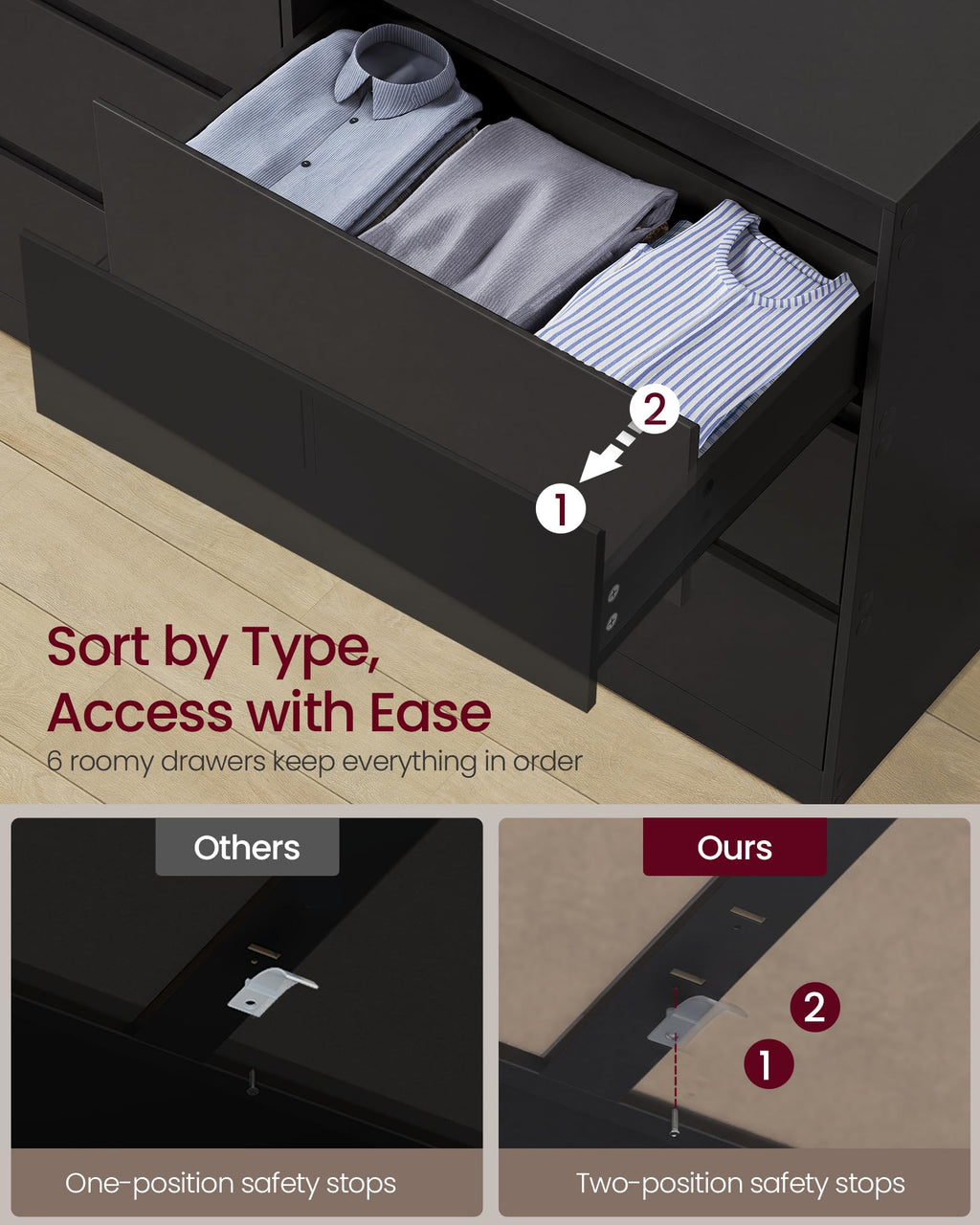 6 Drawer Dresser F71273