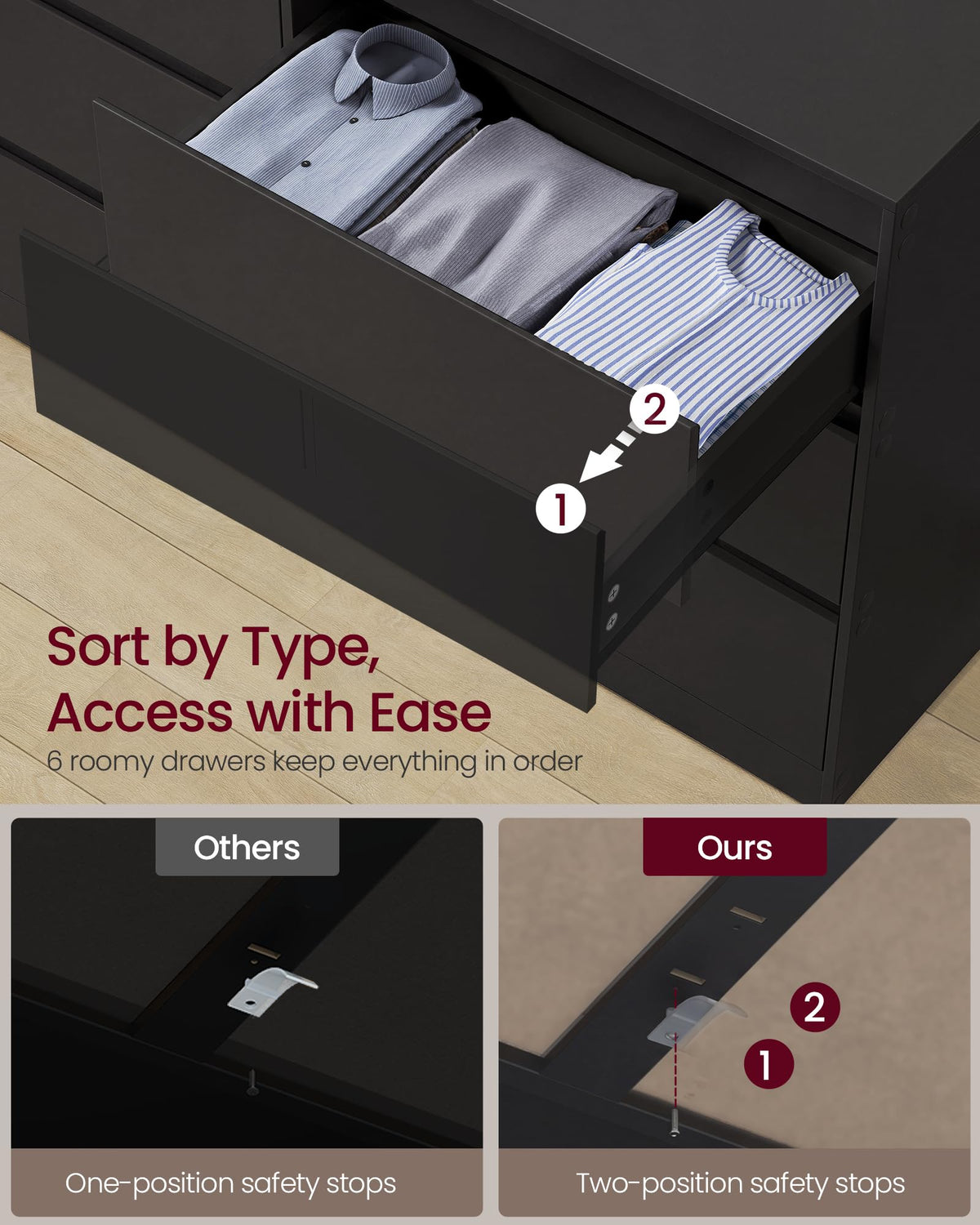 6 Drawer Dresser F71273