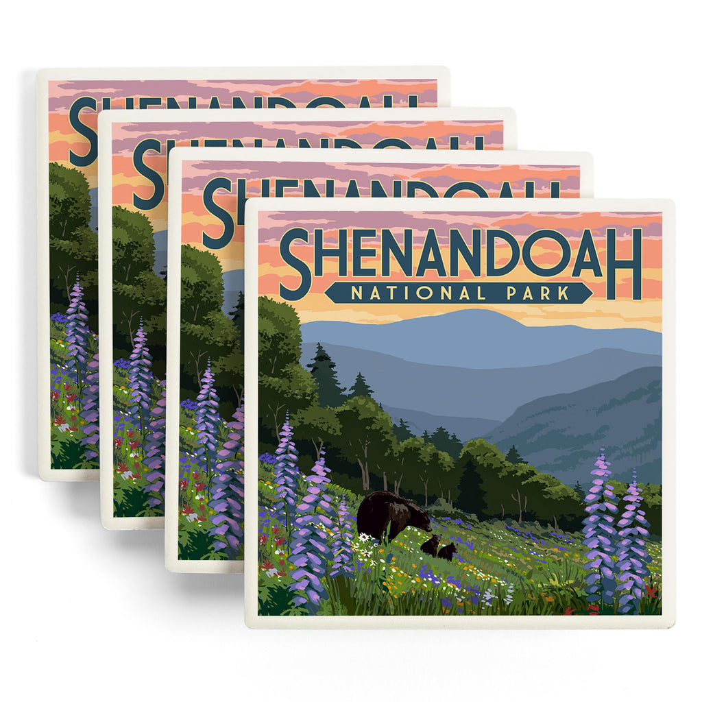 Ceramic Coasters Set of 4 L29209