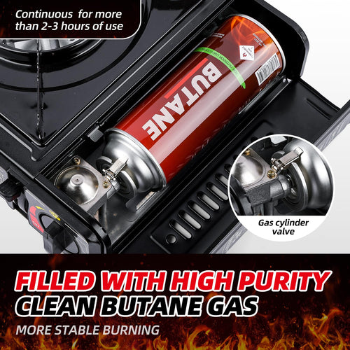 12 Pack 8oz Butane Fuel Cylinders D767