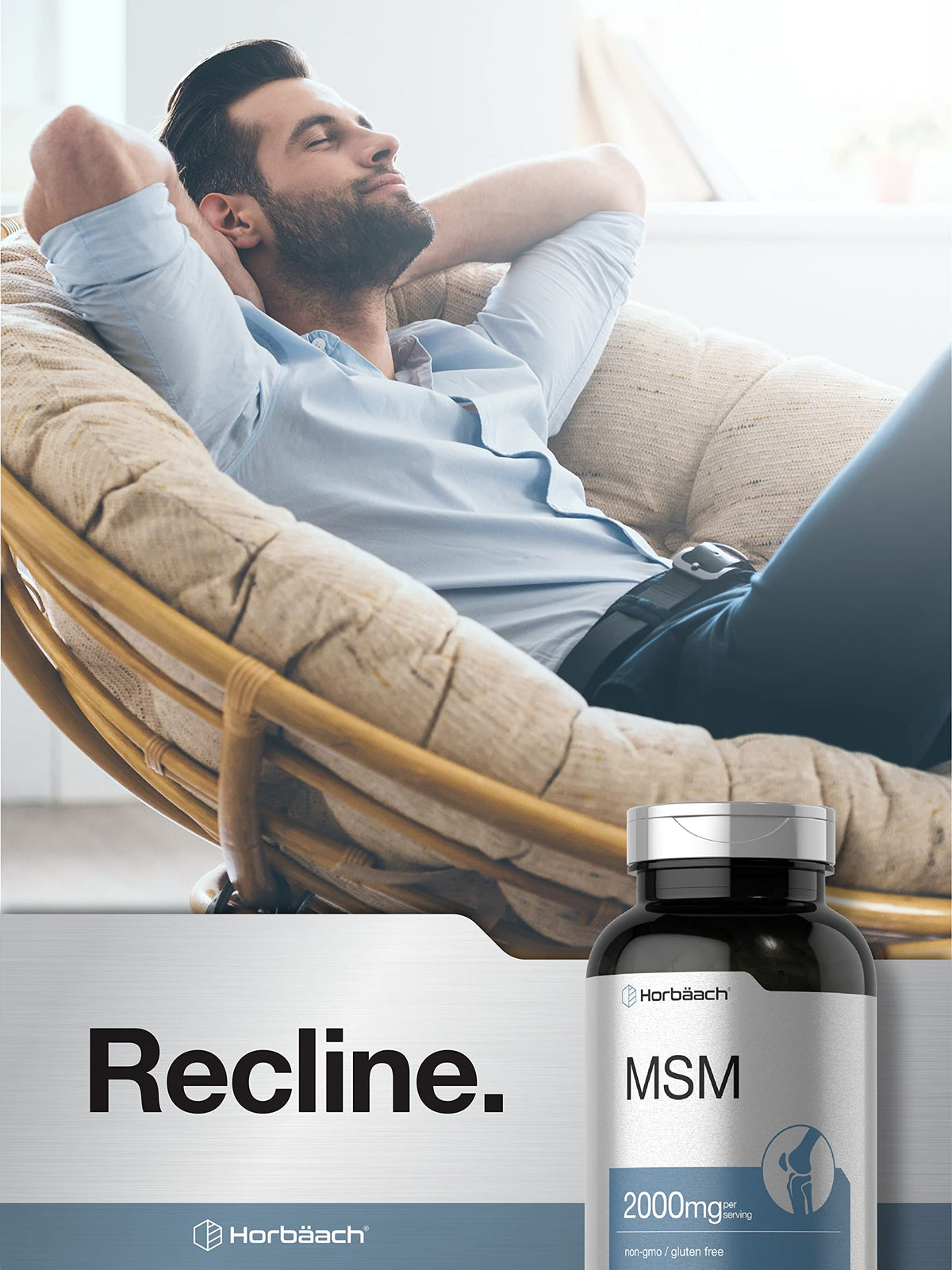 MSM Methylsulfonylmethane 2000mg 250 Capsules T1779
