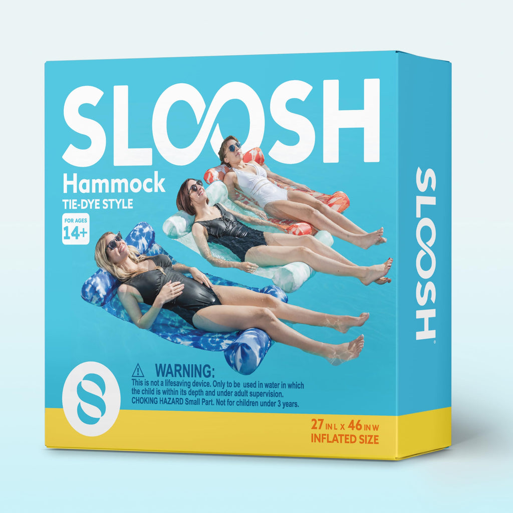 3 Pack 4-in-1 Inflatable Pool Floats Water Hammock Lounges E1275