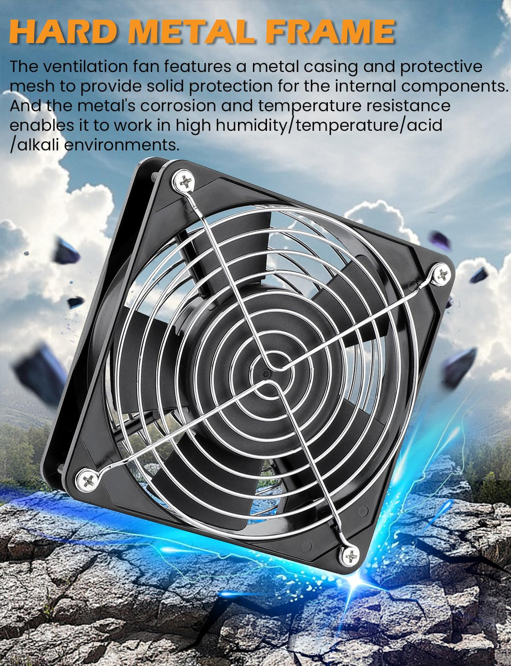 120mm x 25mm AC Ball Bearing Computer Fan K978