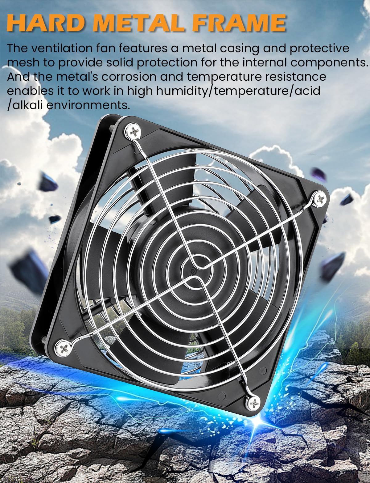 120mm x 25mm AC Ball Bearing Computer Fan K978