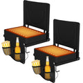 Black Heated Folding Stadium Seat W242152