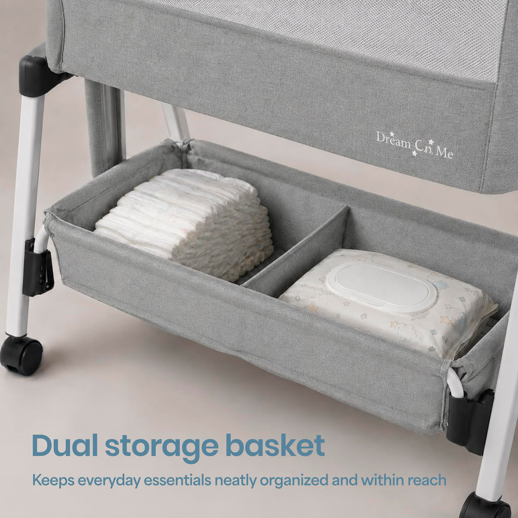 Foldable Portable Bassinet - Gray U41568