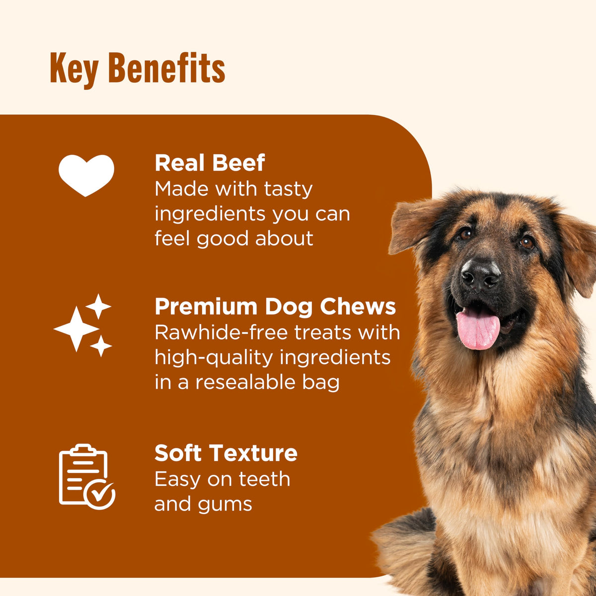 Beef Dog Chews 23.1 oz S14160