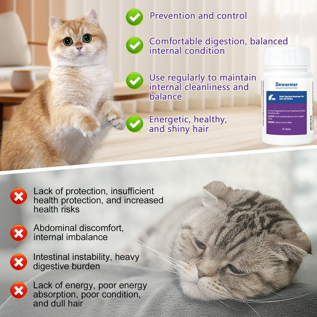Broad-Spectrum Dewormer, 50 Tablets A67666