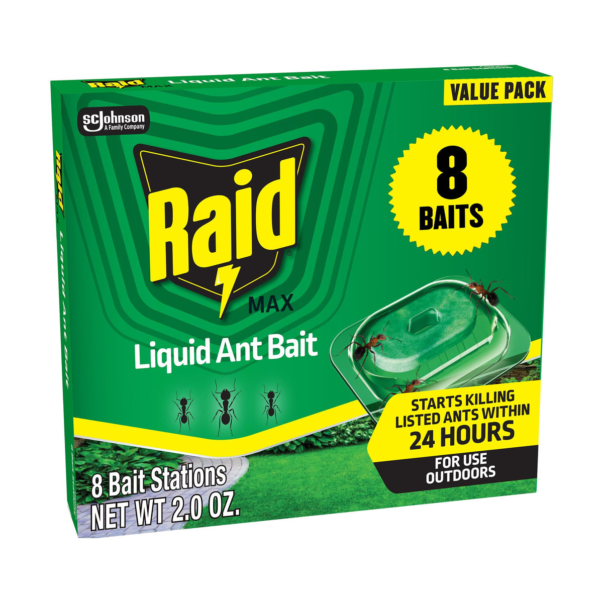 Liquid Ant Bait 8 Bait Stations 2 fl oz Z23415