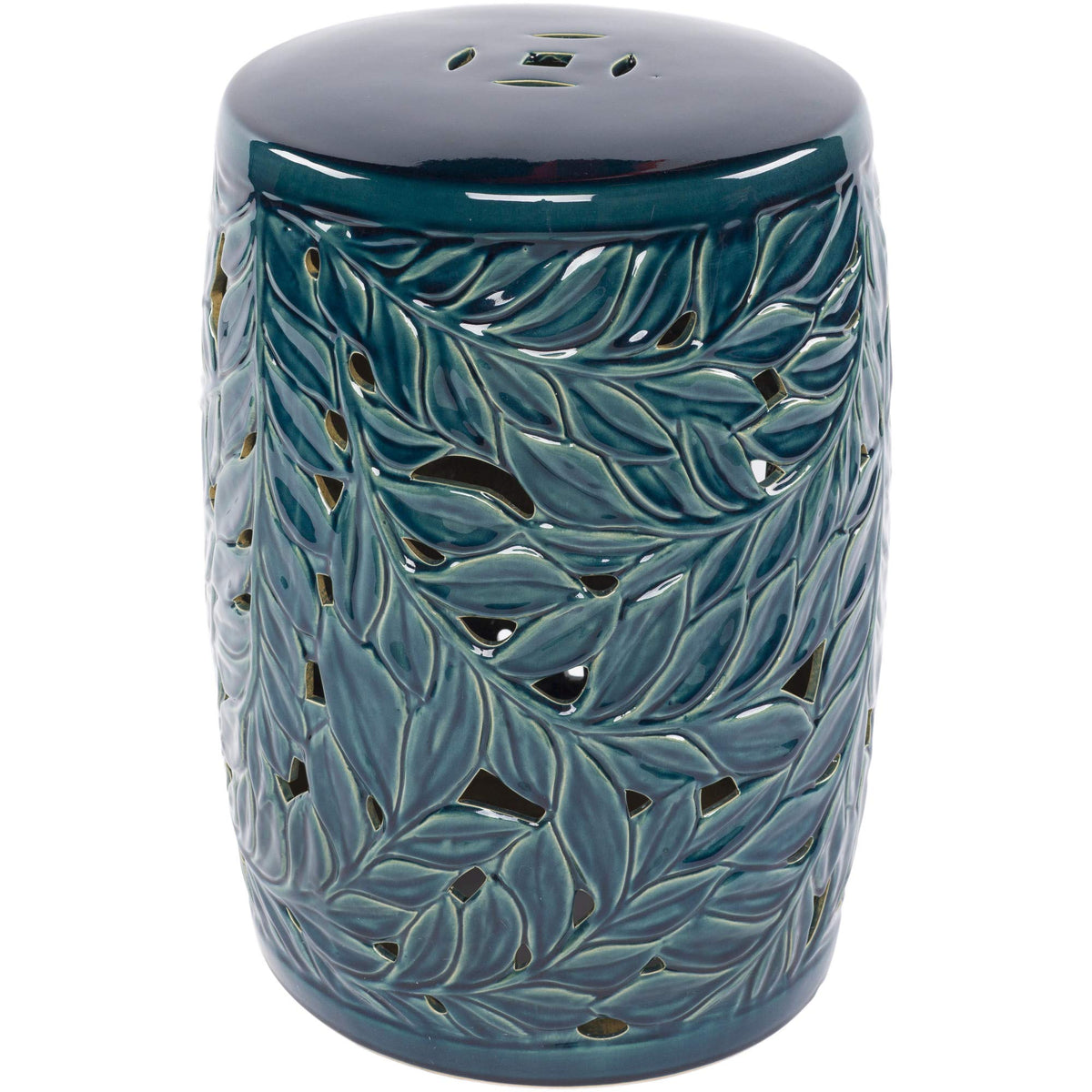Teal Indoor/Outdoor Garden Stool Q308992