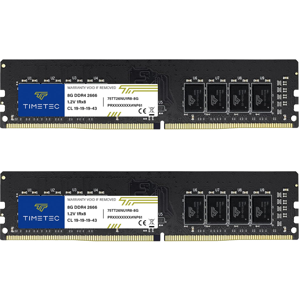 16GB Kit DDR4 2666MHz Desktop RAM 288-Pin Non-ECC UDIMM J266