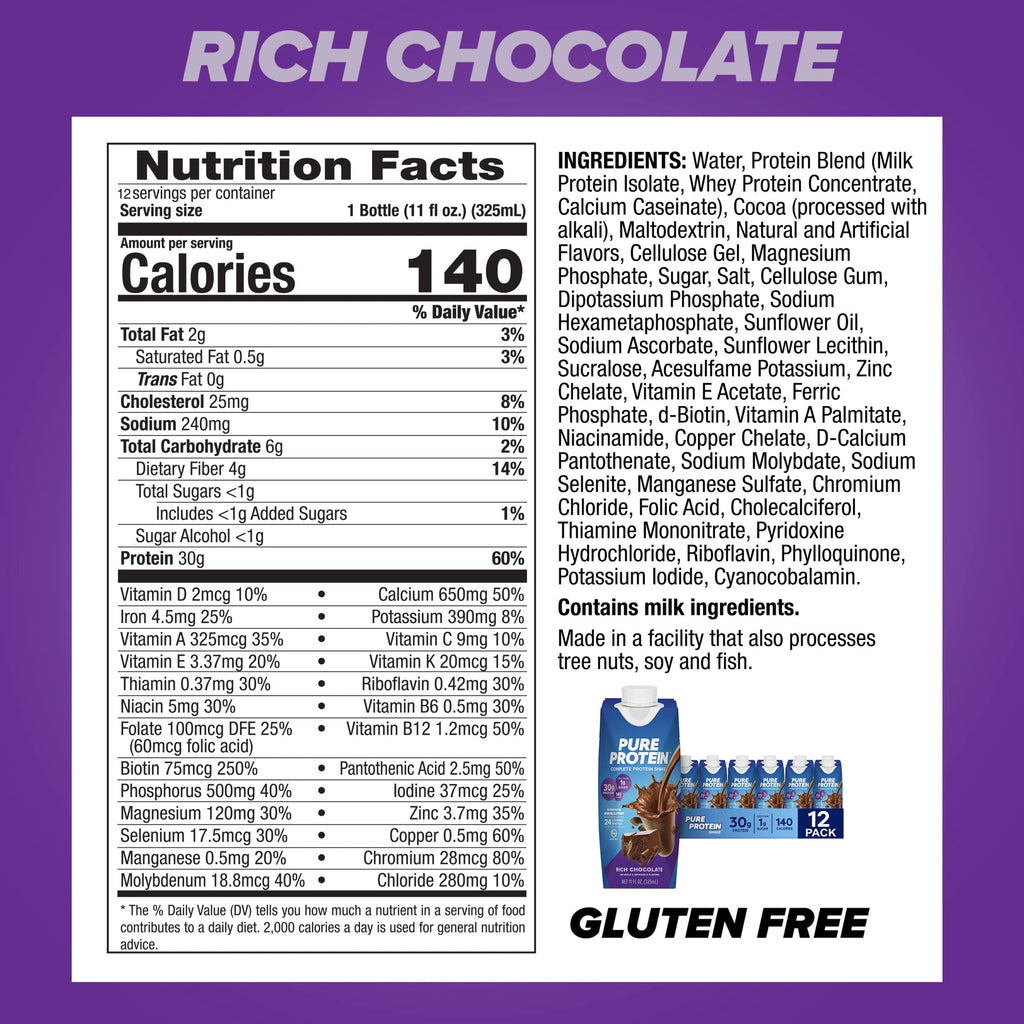 Chocolate Protein Shake & Bars, 12 Count Q515