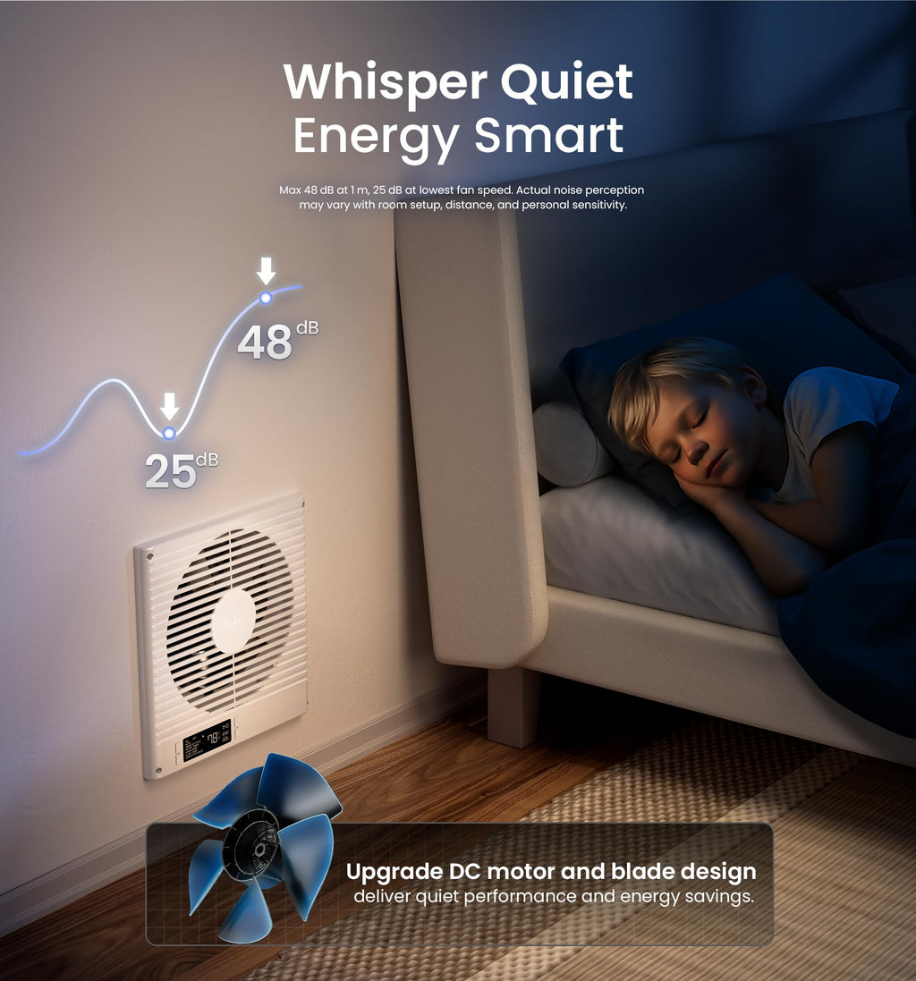 8" Room to Room Ventilation Fan with Remote V8369