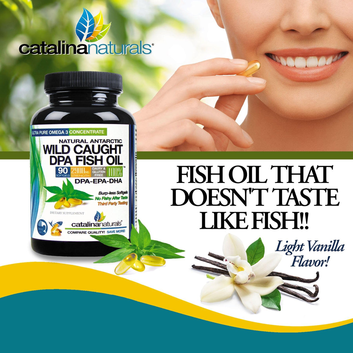 Omega-3 Fish Oil 2900 mg Softgels 90 Count J91208