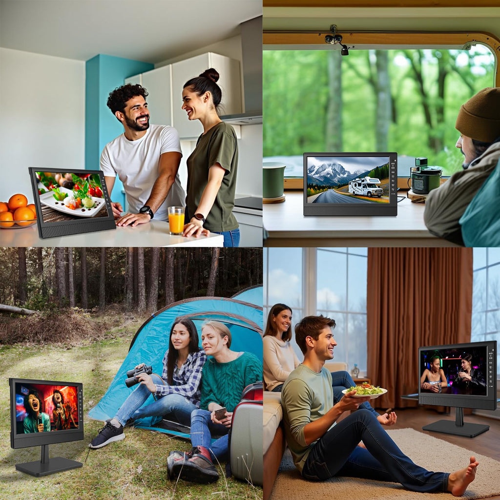 12” Portable Flat Screen TV with Digital Tuner T314