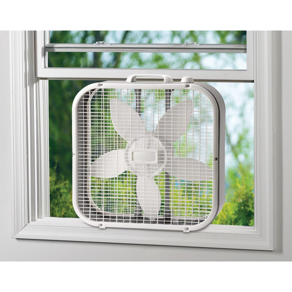 20 Inch 3 Speed White Box Fan A64458