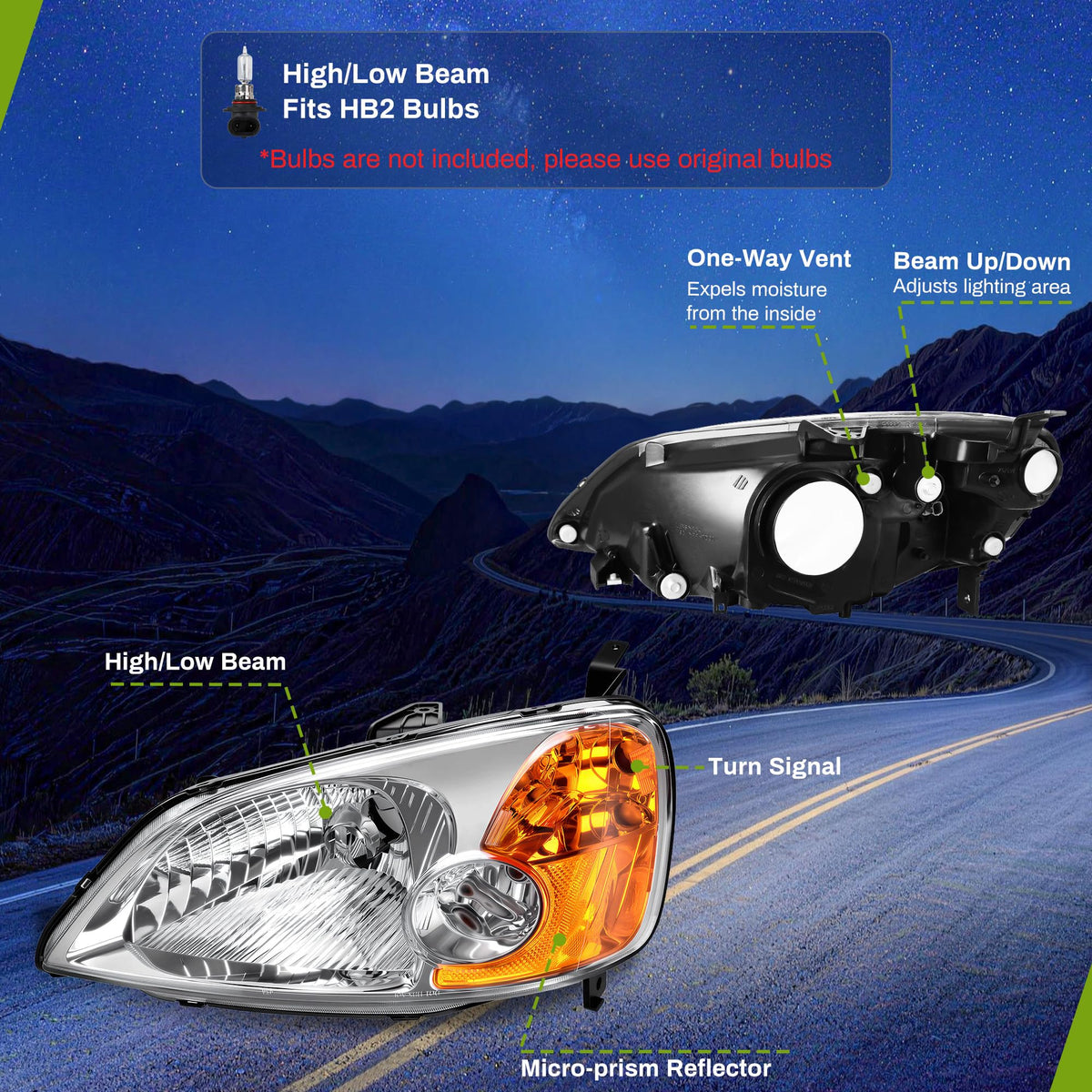 Headlight Assembly Y47976